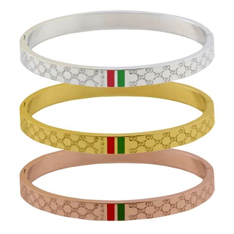 gucci rubber wristband|gucci bangles for women.